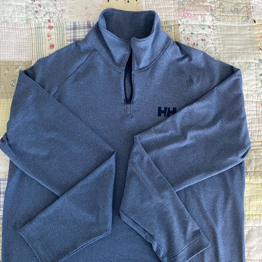 Helly Hansen Men's Blue 1/4 Zip Sweater